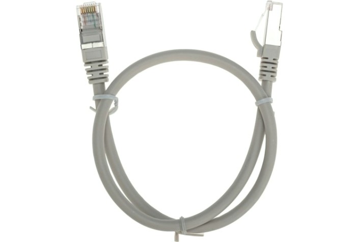 Патч-корд REXANT 02-0210-05 F/UTP, CAT 6, RJ45-RJ45, 26AWG, LSZH, серый 0,5м