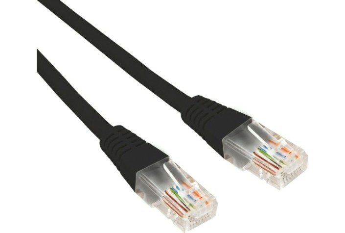 Патч-корд REXANT 02-0292-03 U/UTP, CAT 6, RJ45-RJ45, 26AWG, LSZH, черный 0,3м