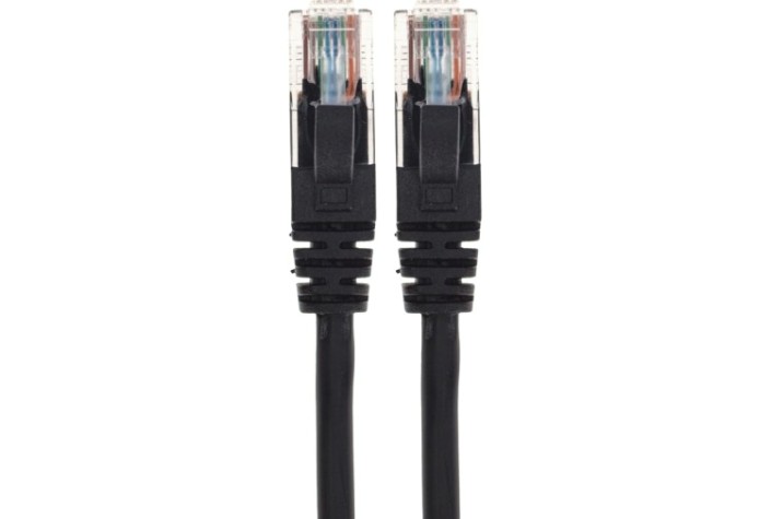 Патч-корд REXANT 02-0292-05 U/UTP, CAT 6, RJ45-RJ45, 26AWG, LSZH, черный 0,5м