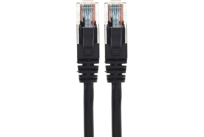 Патч-корд REXANT 02-0292-105 U/UTP, CAT 6, RJ45-RJ45, 26AWG, LSZH, черный 1,5м