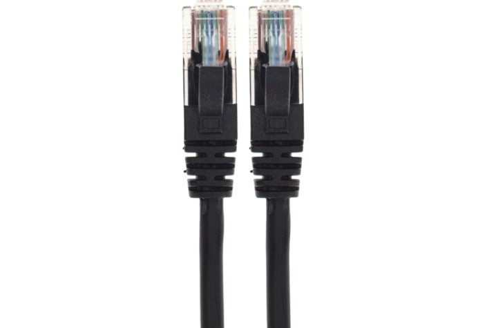 Патч-корд REXANT 02-0292-5 U/UTP, CAT 6, RJ45-RJ45, 26AWG, LSZH, черный 5м
