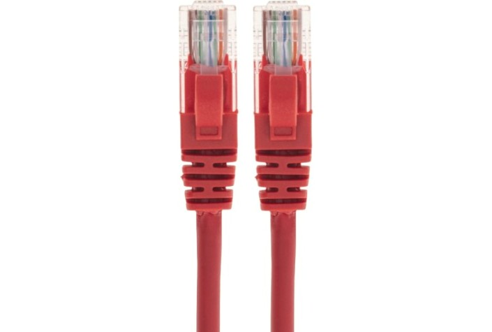 Патч-корд REXANT 02-0293-3 U/UTP, CAT 6, RJ45-RJ45, 26AWG, LSZH, красный 3м