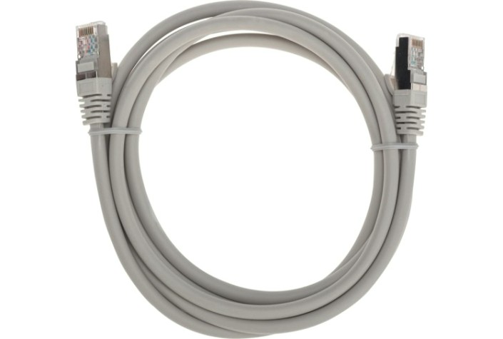 Патч-корд REXANT 02-0390-2 S/FTP, CAT 6A (10G), RJ45-RJ45, 28AWG, LSZH, 2м