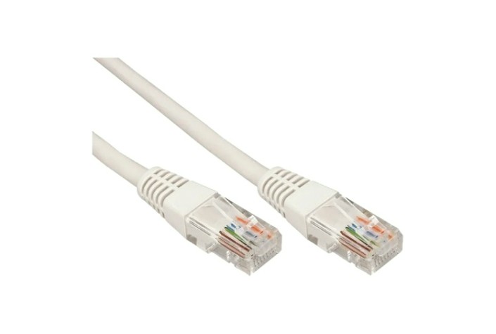 Пaтч-корд REXANT 18-1002 U/UTP, CAT 5e, RJ45-RJ45, PVC серый, 1м