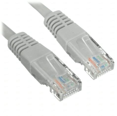 Пaтч-корд REXANT 18-1008 U/UTP, CAT 5e, RJ45-RJ45, PVC серый, 7м