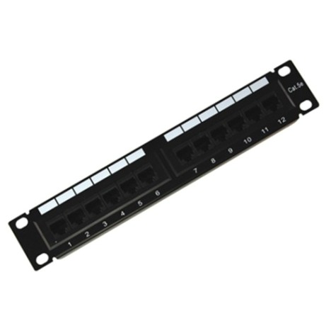 Патч-панель REXANT 04-0025 10", 1U, 12 портов RJ-45, категория 5e, UTP