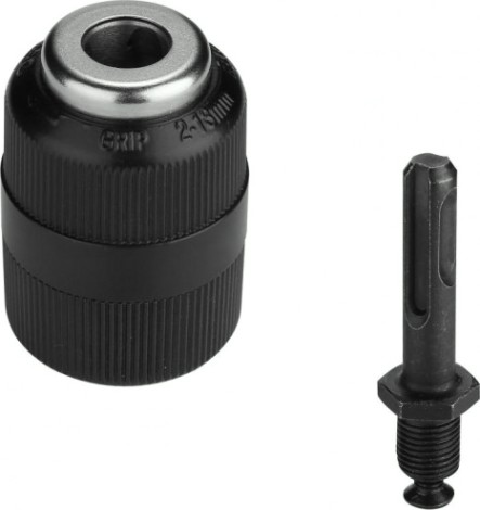 Патрон быстрозажимной для дрели DEKO CH03 усиленный и перфоратора с адаптером sds+; 1/2-20 [065-0900]