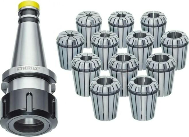 Патрон цанговый JET JE59500026 ISO30/ER32 с набором из 12 цанг (3-20 мм) [59500026]