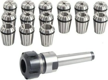 Патрон цанговый Optimum MK2/M10/ER25 с комплектом цанг 15 шт.1 - 16 мм [3352052]