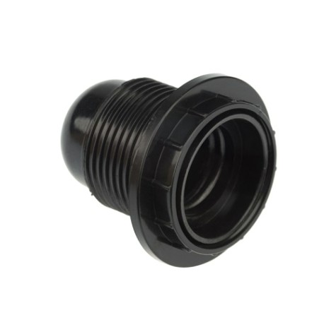 Патрон для лампы REXANT 11-8816 карболитовый с кольцом Е27 черный