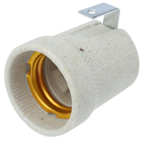 Патрон для лампы REXANT 11-8867 керамический Е27 с держателем