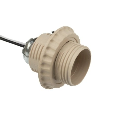 Патрон для лампы REXANT 11-8875 Е27 с проводом 20 см бело-бежевый