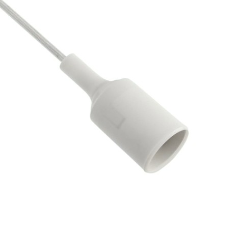 Патрон для лампы REXANT 11-8884 Е27 силиконовый со шнуром 1 м, белый