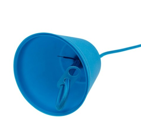 Патрон для лампы REXANT 11-8885 Е27 силиконовый со шнуром 1 м, синий