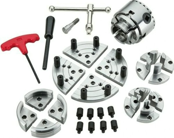 Патрон JET CK-2.75Z/S1 70 мм 4-х кулачковый, по дереву в наборе [59500108]