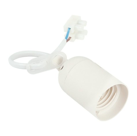 Патрон подвесной REXANT 11-8801 с клеммной колодкой Е27 белый