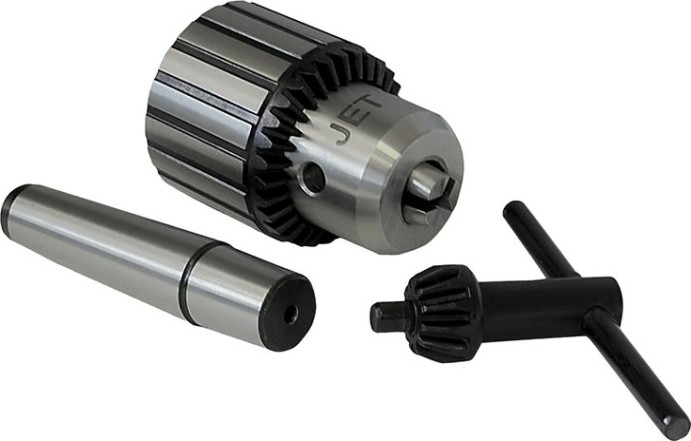 Патрон с зубчатым венцом JET JE708343K 13мм, с конусным хвостовиком МК-2 [JE708343K]
