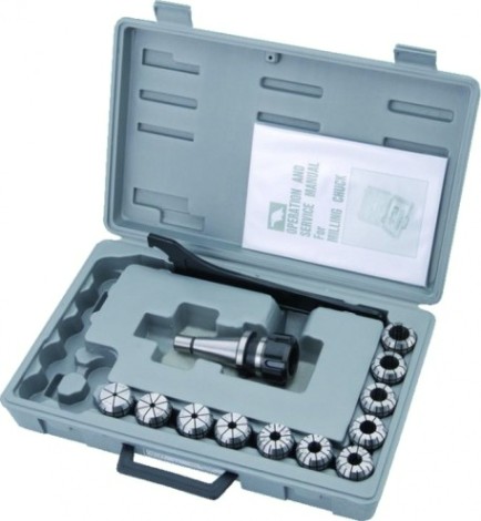 Патрон шпинделя JET JE50000125 ISO40-ER32 с набором 11 цанг (4-20 мм) [50000125]