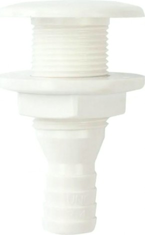 Патрубок водосброса SEAFLO 19 мм, белый [SFDS1-0750-01]