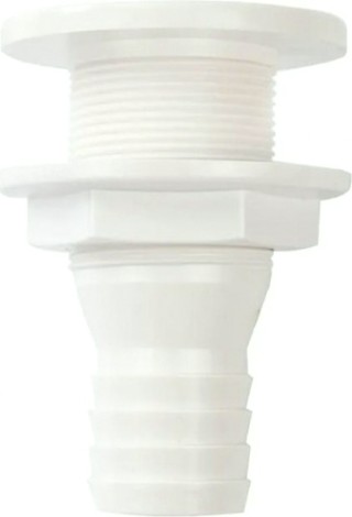 Патрубок водосброса SEAFLO 32 мм, белый [SFDS1-1250-01]