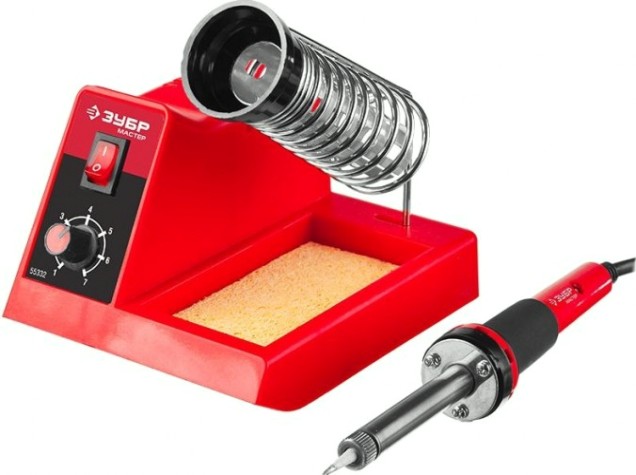 Паяльная станция аналоговая ЗУБР МАСТЕР 48 Вт 55332 [55332]