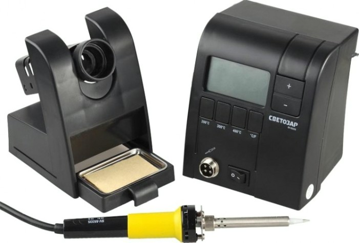 Паяльная станция цифровая СВЕТОЗАР 48 Вт SV-55335 [SV-55335]