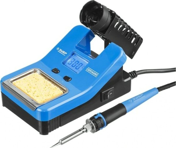 Паяльная станция цифровая ЗУБР ПРОФИ 48 Вт 55334 [55334]