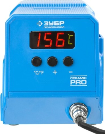Паяльная станция цифровая ЗУБР ПРОФИ 60 Вт 55336 [55336]
