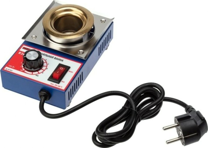 Паяльная ванна REXANT ПВ9010 100 вт, d 38 мм, 200-480 °c [09-9010]