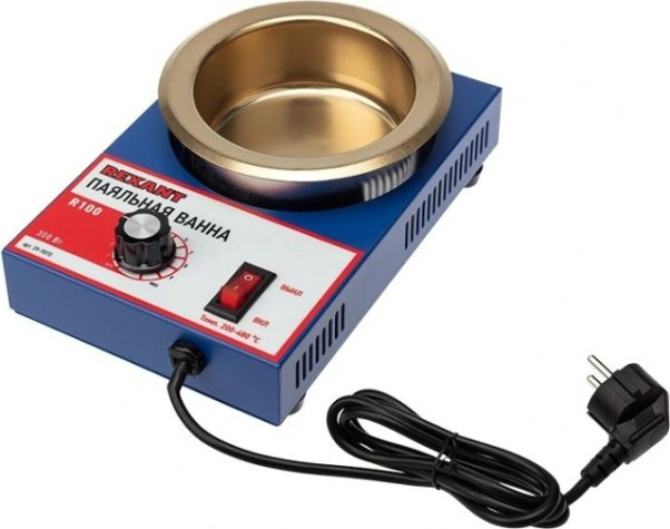 Паяльная ванна REXANT ПВ9070 300 вт, d 100 мм, 200-480 °c [09-9070]