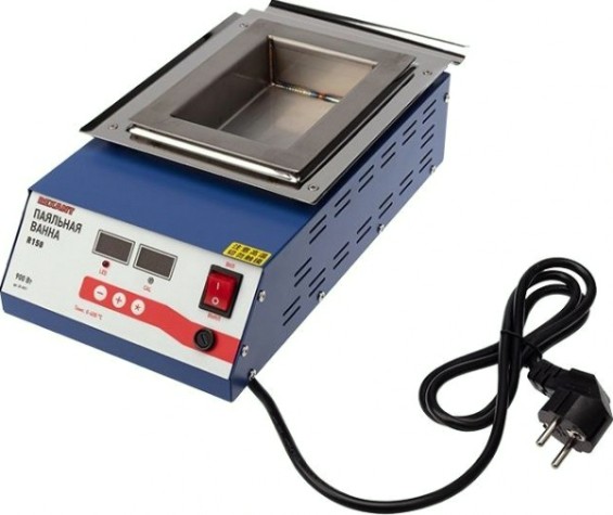 Паяльная ванна REXANT ПВ9071 900 вт, 150х100х45 мм, 0-400 °c, цифровая [09-9071]