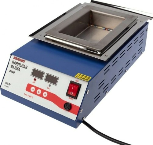 Паяльная ванна REXANT ПВ9071 900 вт, 150х100х45 мм, 0-400 °c, цифровая [09-9071]