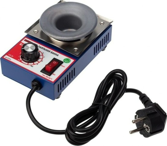 Паяльная ванна REXANT ПВ9210 100 вт, d 38 мм, 200-480 °c, бессвинцовая [09-9210]