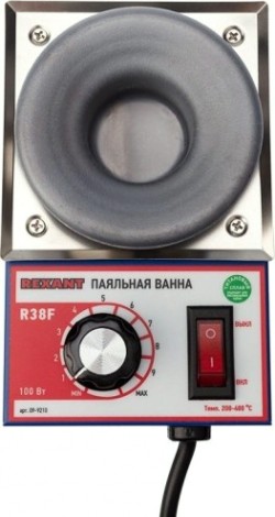 Паяльная ванна REXANT ПВ9210 100 вт, d 38 мм, 200-480 °c, бессвинцовая [09-9210]