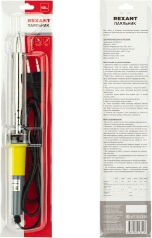 Паяльник долговечное жало REXANT МАСТЕР 100 Вт 230В 12-0126 [12-0126]
