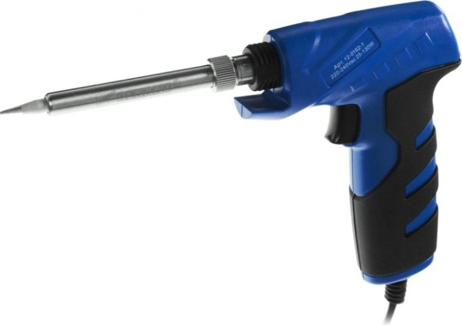 Паяльник-пистолет с керамическим нагревателем REXANT ПРОФИ 25-130 Вт двухрежимный 12-0162-1 [12-0162-1]