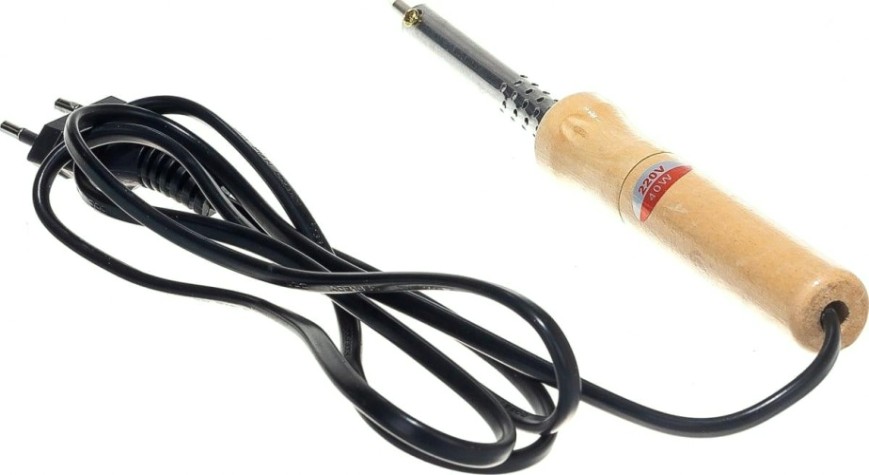 Паяльник Proconnect П0175-4 с деревянной ручкой, серия wood, 40вт, 230в, блист [12-0175-4]