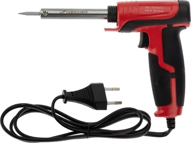 Паяльник REXANT П0161-1 двухрежимный, серия профи, 30/70вт, 230в, блистер [12-0161-1]