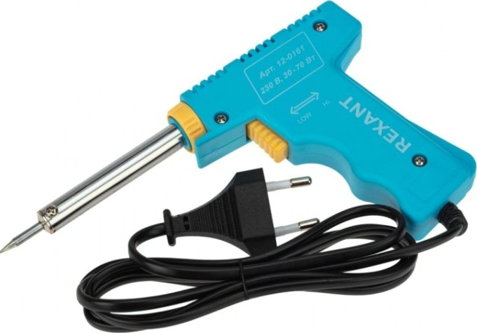 Паяльник REXANT П0161 двухрежимный, серия мастер, 30/70вт, 230в, блистер [12-0161]