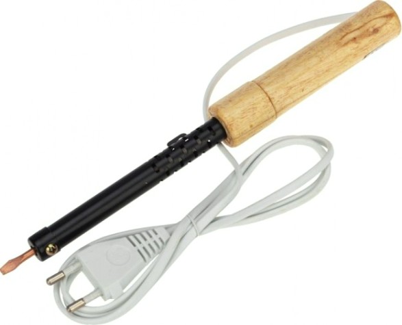 Паяльник REXANT П0225 с деревянной ручкой, серия эпсн, 25вт, 230в, пакет [12-0225]