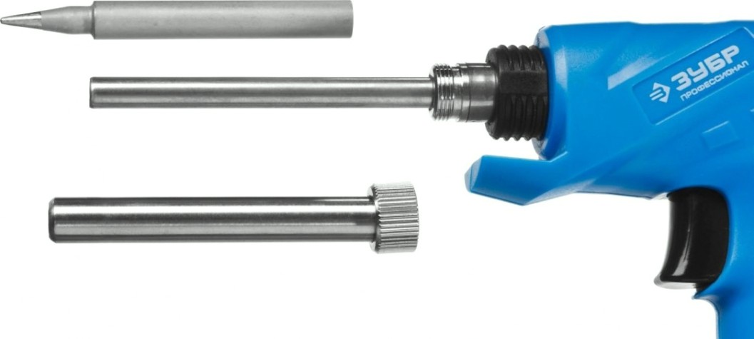 Паяльник ЗУБР Профессионал 30/130 Вт пистолетного типа, конус [55408_z01]