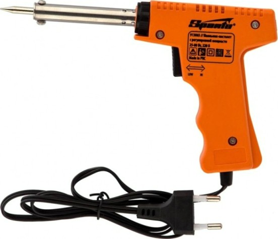 Паяльный пистолет Sparta 25-80 Вт, 220 В с регулировкой мощности [913065]