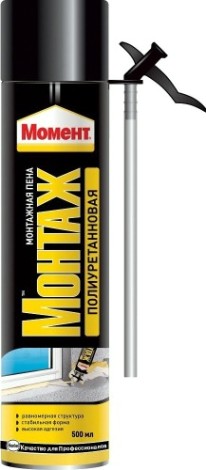 Пена МОМЕНТ Монтаж стандарт (0,5 л) 1302243 Пена МОМЕНТ Монтаж стандарт (0,5 л) 1302243