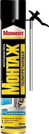 Пена МОМЕНТ Монтаж стандарт (0,75 л) всесезонная 1158654 Пена МОМЕНТ Монтаж стандарт (0,75 л) всесезонная 1158654