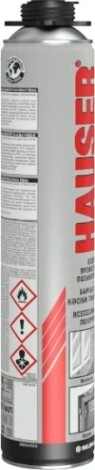 Пена монтажная Hauser 65 профессиональная, всесезонная, (0,74 л.) 11082 [тов-214276]