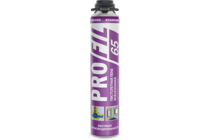 Пена монтажная Profil 65 Standart профессиональная всесезонная (720 мл) [199019]