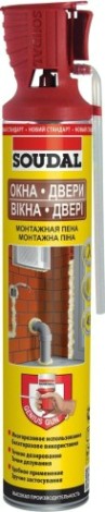 Пена монтажная SOUDAL с аппликатором GENIUS GUN (750 мл) 131132 [131132]