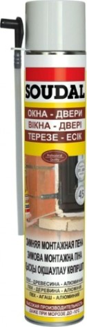 Пена монтажная SOUDAL стандарт, всесезонная (750 мл.) 107557 [107557]