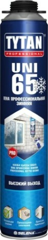 Пена монтажная Tytan 65 UNI профессиональная, всесезонная (750мл) [тов-203242]
