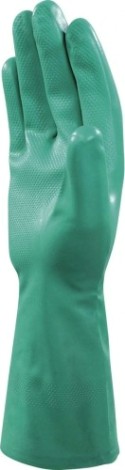Перчатки Delta Plus NITREX VE801 с хлопковым напылением цвет зеленый, размер 9 [VE801VE09]